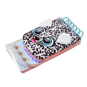 Carnețel multicolor, 3D, Leopard, 120 pagini - Img 2