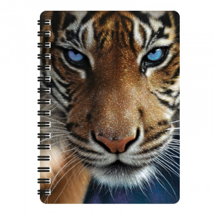 Carnețel zoo, cu spirală, 3D, "LiveLife - Blue eyes" - Img 1