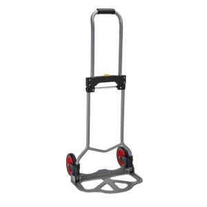 Cărucior pentru transport, pliabil, cu mâner telescopic, max. 60 kg, platformă rabatabilă