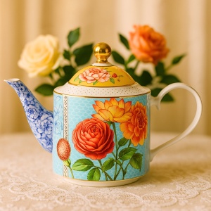 Ceainic din porțelan, Pip Studio, 1650 ml, colecția Royal Multi