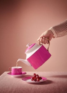 Ceainic din porțelan, Pip Studio, Gold-Pink, 1.8l, colecția Pip Chique
