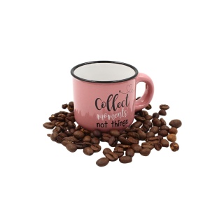 Ceașcă Espresso 80 ml, Ceramică, Nekupto – „Collect moments not things"
