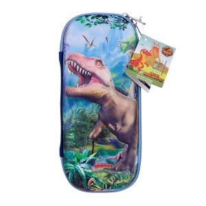 Set de baie pentru copii, Dinopark Adventure, spumant, sare de saie spumantă și creion cu dinozauri