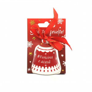 Clopoțel decorativ „#Fericirea e acasă" - Img 1