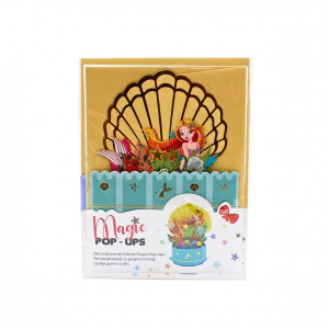 Decorațiune din hârtie Magic Pop-Ups Sirenă - Img 4