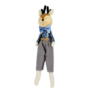 Decorațiune Zooky animăluț cerb albastru gri - Img 1