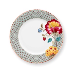 Farfurie din porțelan, Pip Studio, Blue, 26.5 cm, colecția Blooming Tales