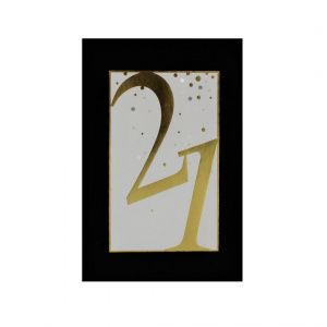 Felicitare Gold Twenty-one - Img 2