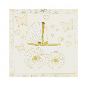 Felicitare Premium Elegant Baby Stroller - Img 2