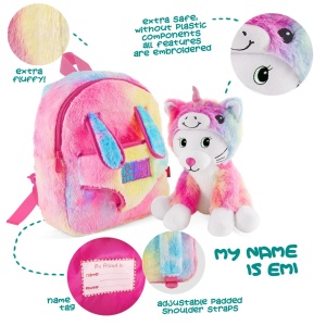 Ghiozdan grădiniță, Perletti, model Unicornul Emi, 32 cm, colecția Perletti Toys