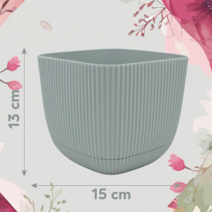 Ghiveci pentru flori 1800 ml plastic verzui