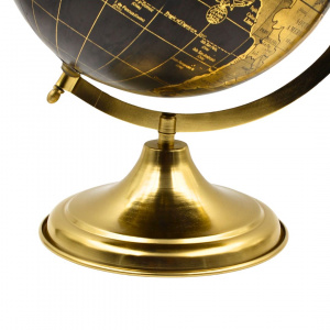 Glob decorativ metalic bază aurie 25cm