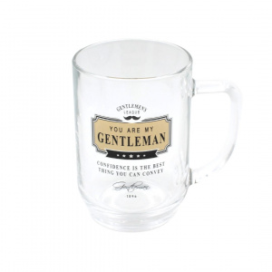 Halbă de Bere "Confidence is the best thing you can convey" - 500 ml - Ambalată în Cutie Cadou Premium