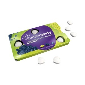 Jake Vitamin Candy – bomboane fără zahăr cu Vitamina C, struguri, cutie cu 12 blistere