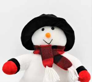 Jucărie din pluș Om de Zăpadă Snowman Soft Toy 8″ (20 cm), Eurowrap