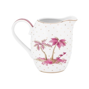 Latieră din porțelan, Pip Studio, Dots Gold Pink, 250 ml, colecția Jolie