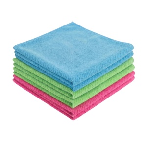 Lavete din microfibră Ultra Clean 30x30 cm – set 6 bucăți, multicolor, curățare eficientă