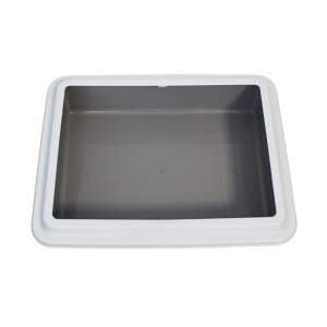 Litieră pentru pisici, 43x33x10 cm, Koopman, gri