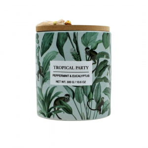 Lumânare în pahar cu capac peppermint & eucalyptus