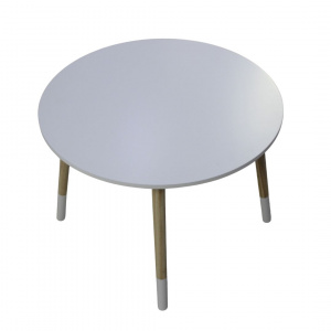 Masă pentru copii, H&S Collection, din MDF alb, 60 cm