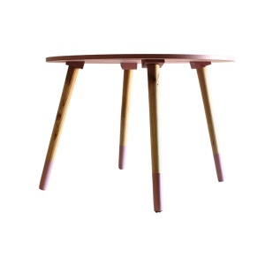 Masă pentru copii, H&S Collection, din MDF, roz , 60cm, înălțime 41 cm