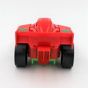 Mașinuță convertibilă, tip robot Dino, Deluxbase, culoarea roșu