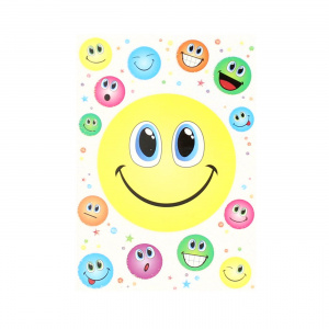 Mini felicitare Colour Faces - Img 2