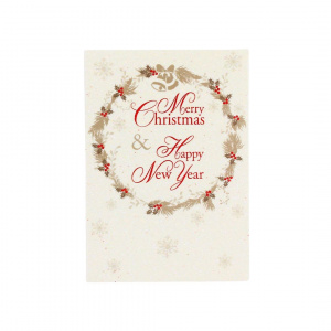 Mini felicitare Merry Christmas
