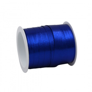 Minirolă rafie albastru metalizat 10m x 10mm - Img 2