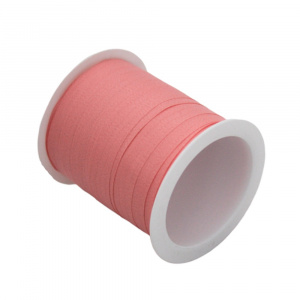 Minirolă rafie sintetică roz pal 10m x 10mm