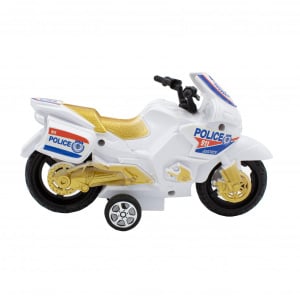 Motocicleta de jucarie sistem friction alb - Img 2