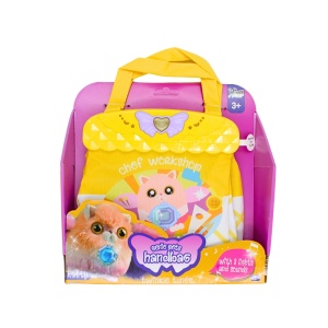 Musical handbag for children, Katty the Kitten, with lights and sounds, 25x22x5.2 cm, Genie Pets, Whimsy Workshop