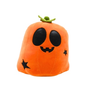 Pluș decorativ pentru Halloween, model dovleac, 18 cm