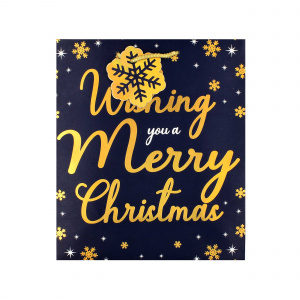 Pungă cadou Crăciun SDE M WISHING YOU XMAS - Img 2