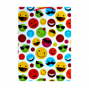 Punga de cadou XL Happy Faces - Img 2