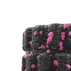 Rolă cilindru masaj XQ Max, din spumă, pentru yoga, negru cu roz