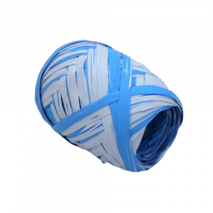 Rola rafie 20 m alb bleu