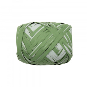 Rolă rafie 20 m verde alb