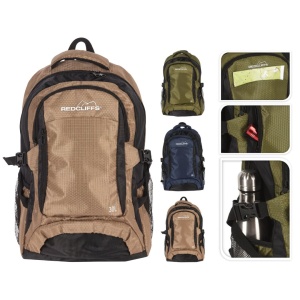 Rucsac pliabil Redcliffs 30 L, cu buzunare, 33×18×48 cm, culoare maro