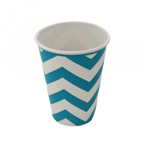 Set 6 pahare 355ml CHEVRON TURCOISE - Img 2
