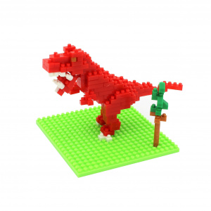 Set construcție Microbricks t-rex 147 piese