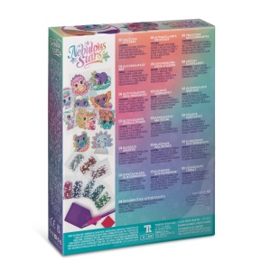 Set creativ 12 stickere strălucitoare cu diamante artificiale – Nebulous Stars, Dazzling Stickers, 7+ ani