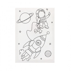 Set creativ pictură pe pânză model astronaut - Img 1