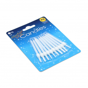 Set lumânări aniversare "Pearlised white candles"