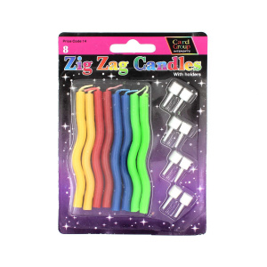 Set lumânări aniversare "Zig zag candles" - Img 1