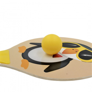 Set palete tenis pinguin pentru plajă