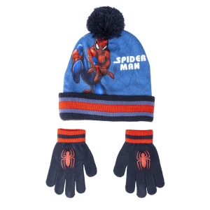 Set pentru copii, cu căciulă și mănuși, personaj Spider-Man, Cerda, one size
