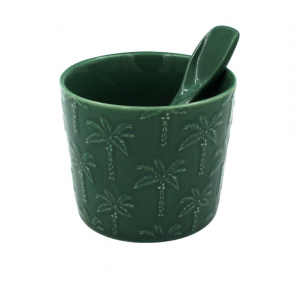 Set porțelan bol cu linguriță Tropicana