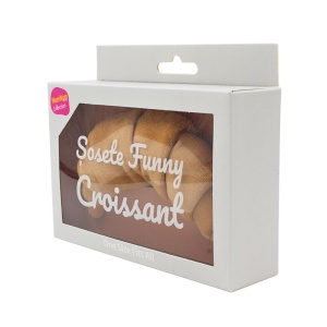 Șosete Funny Croissant – Șosete Haioase Tip Croissant, Cadou Original, One Size