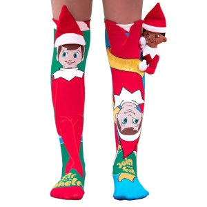 Șosete lungi colorate Madmia unisex fantasy Elf on the Shelf 6-99 ani